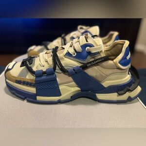 dolce gabbana dg-5862 white and blue sneakers